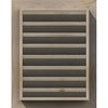 Ekena Millwork Vertical Gable Vent Primed, Functional, Pine Gable Vent w/ Brick Mould Face Frame, 14"W x 16"H GVWVE14X1600SFPPI